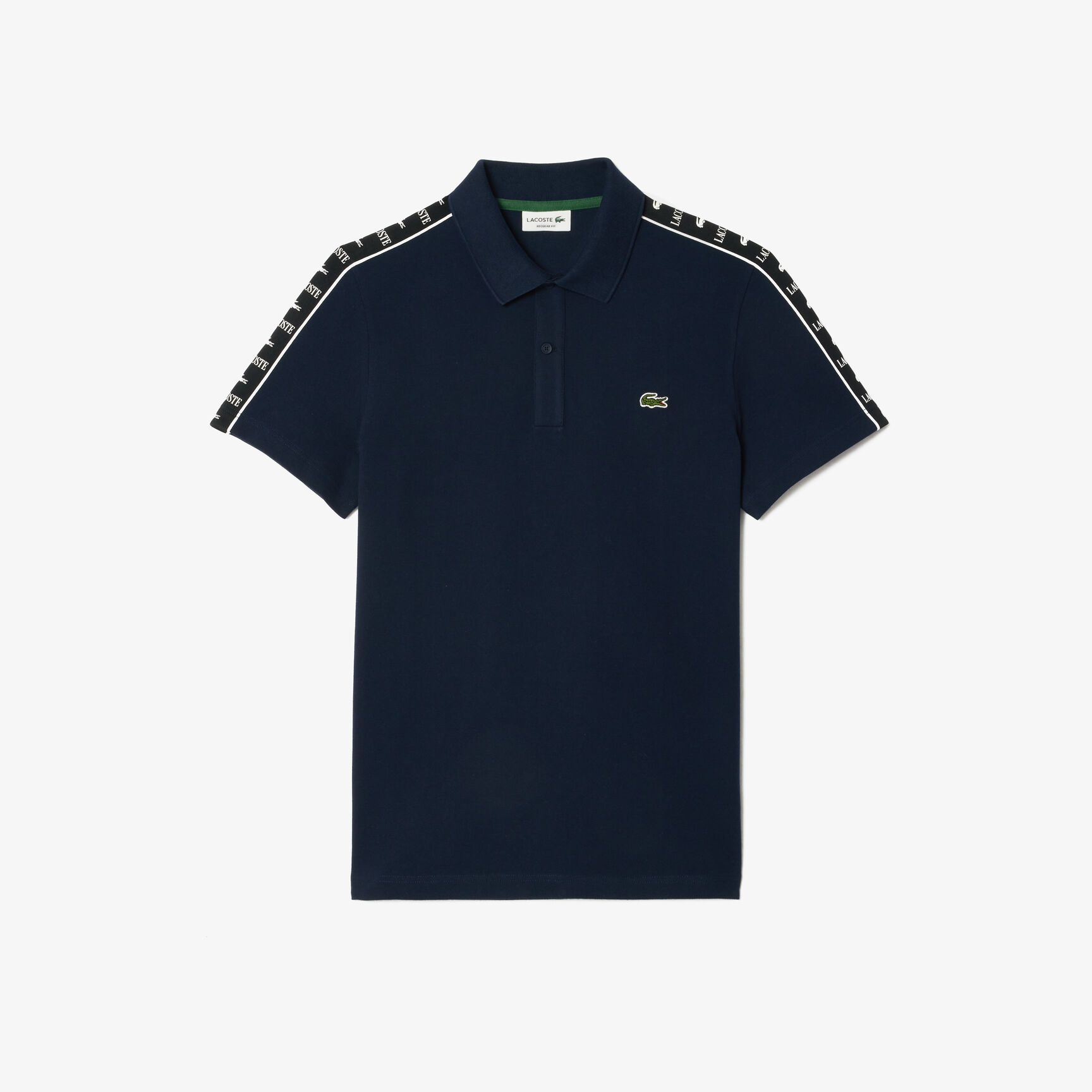 Contrast Stripe Pique Polo Shirt Contrast Stripe Pique Polo Shirt