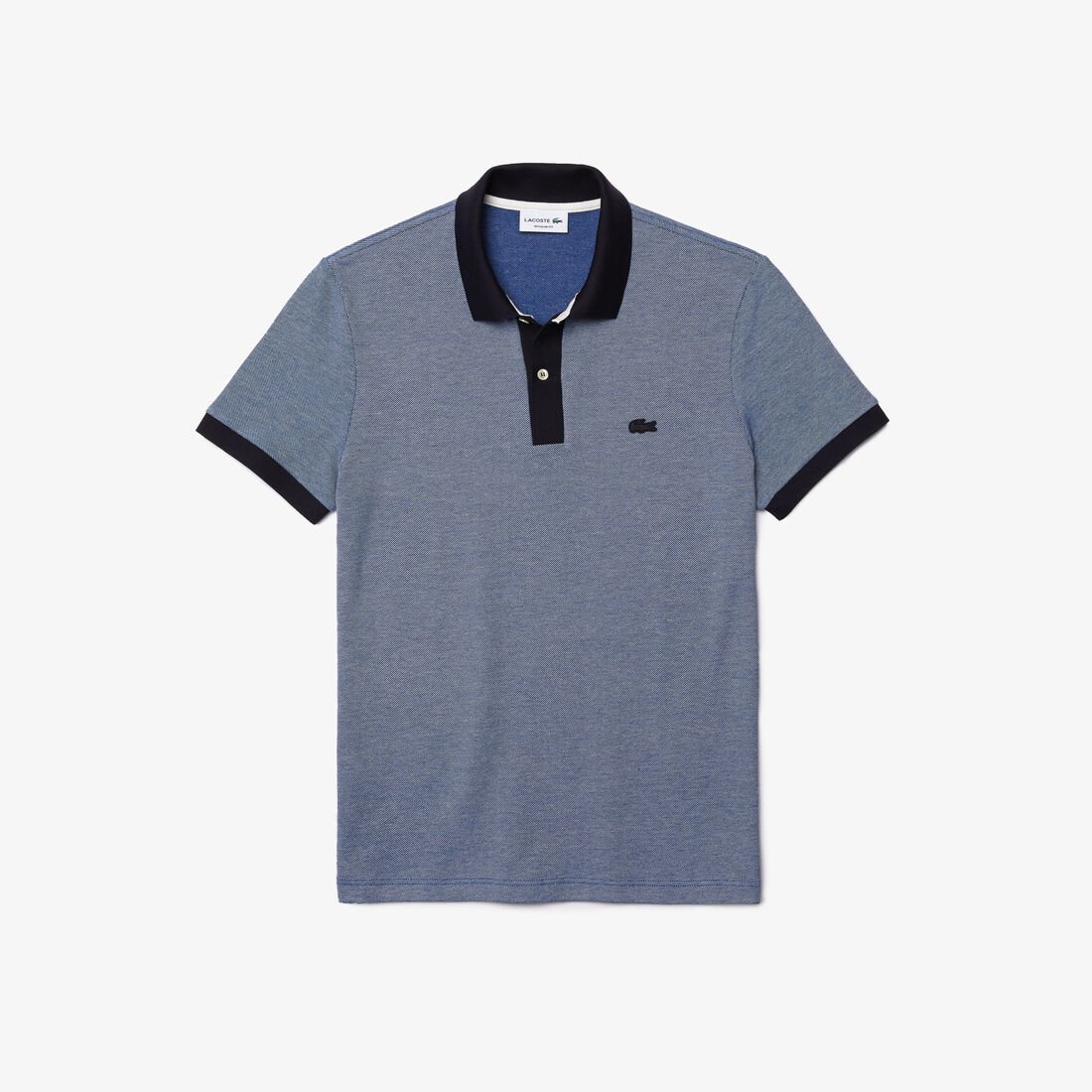 Men&rsquo;s Lacoste Regular Fit Textured Cotton Piqu&eacute; Polo