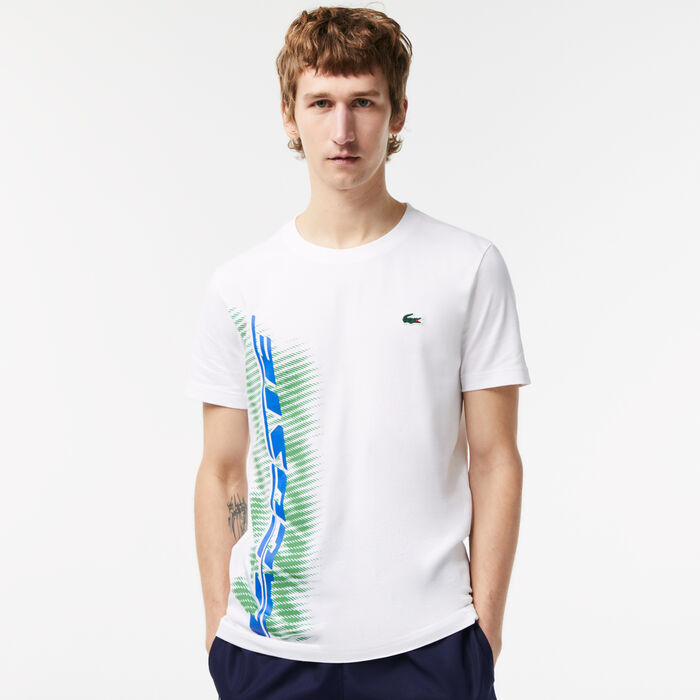 Men’s Lacoste Sport Regular Fit T-shirt with Contrast Branding