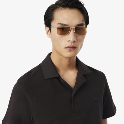 Classic Fit Textured Polo Shirt