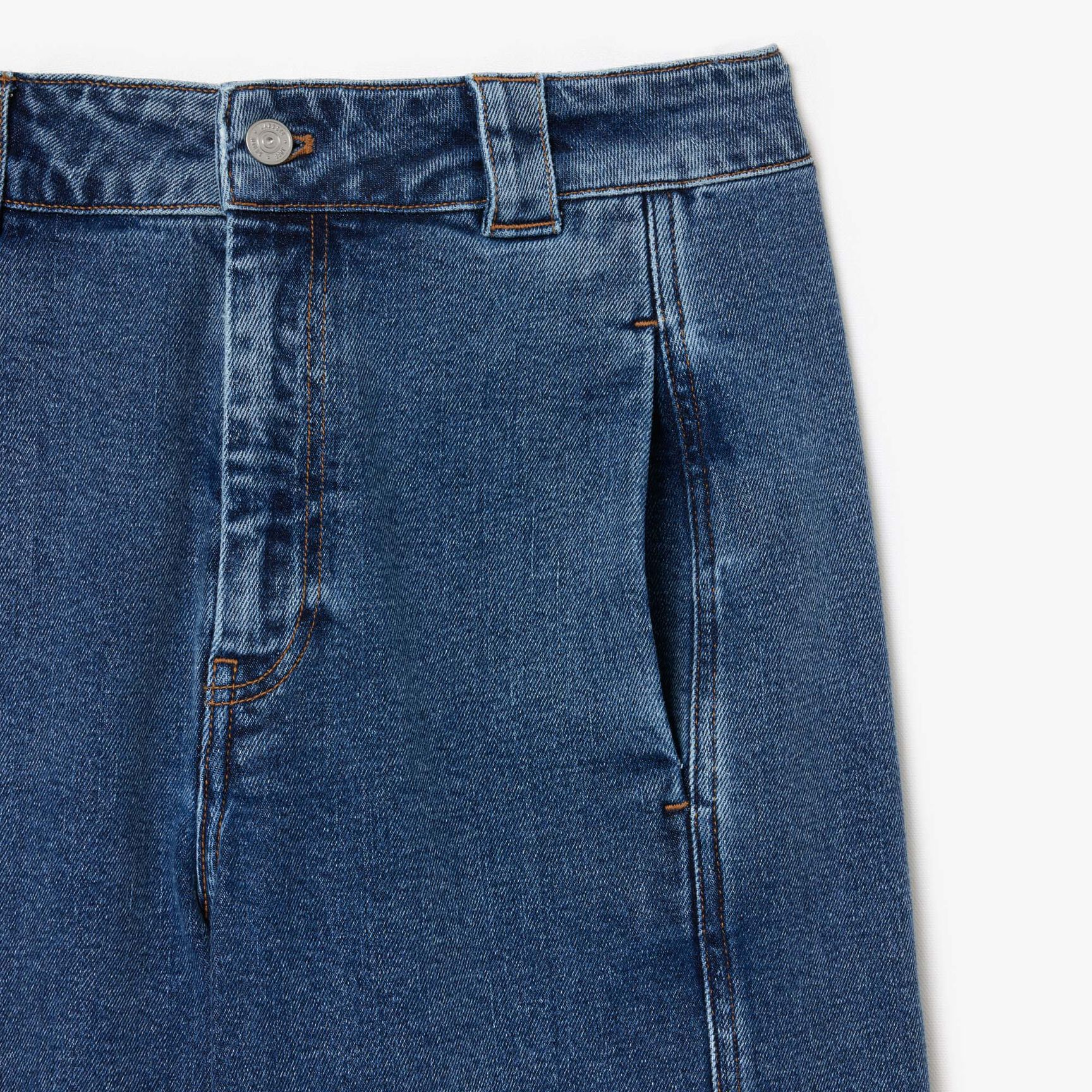 بنطال جينز لاكوست من الدينيم المطاطي للنساء