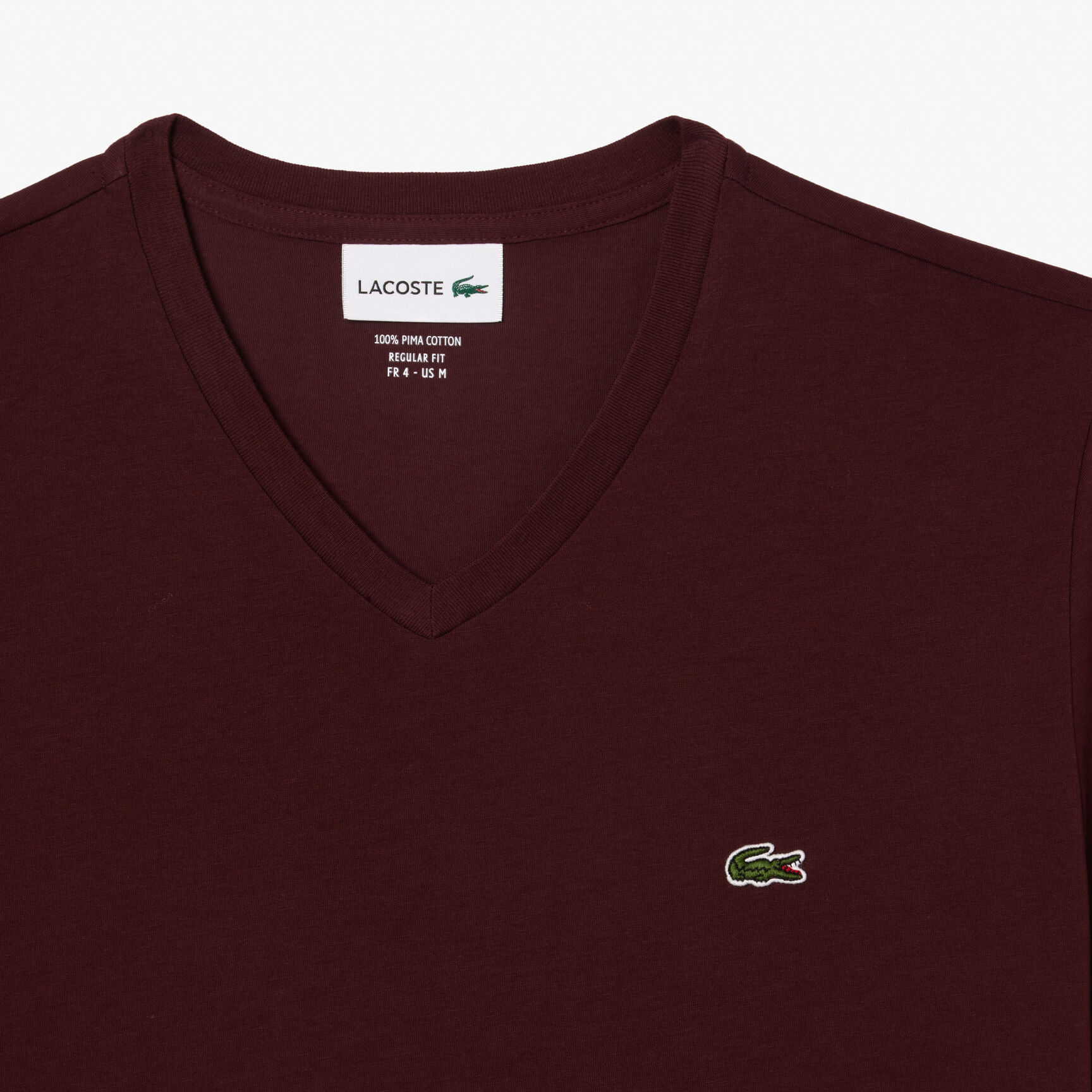 Lightweight Cotton Pima V Neck T-shirt