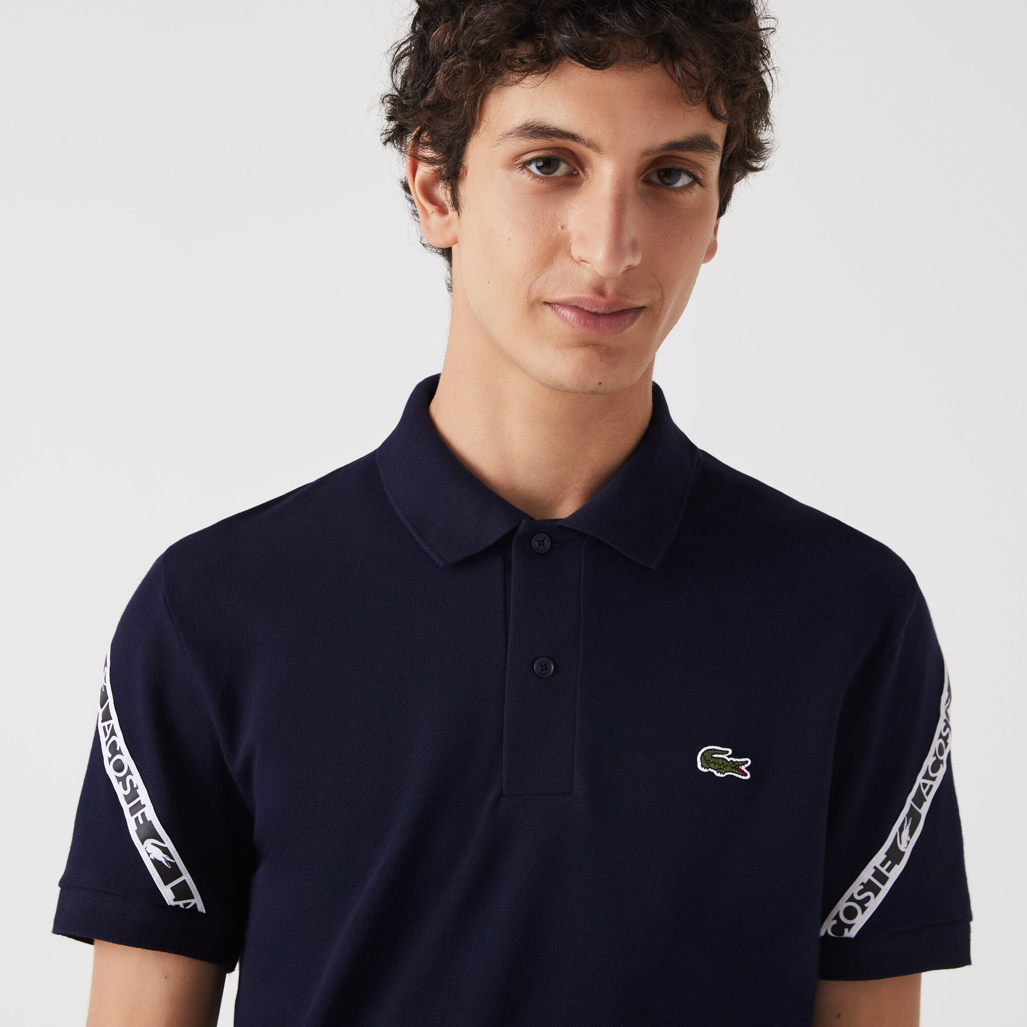 Lacoste mini pique stretch polo store