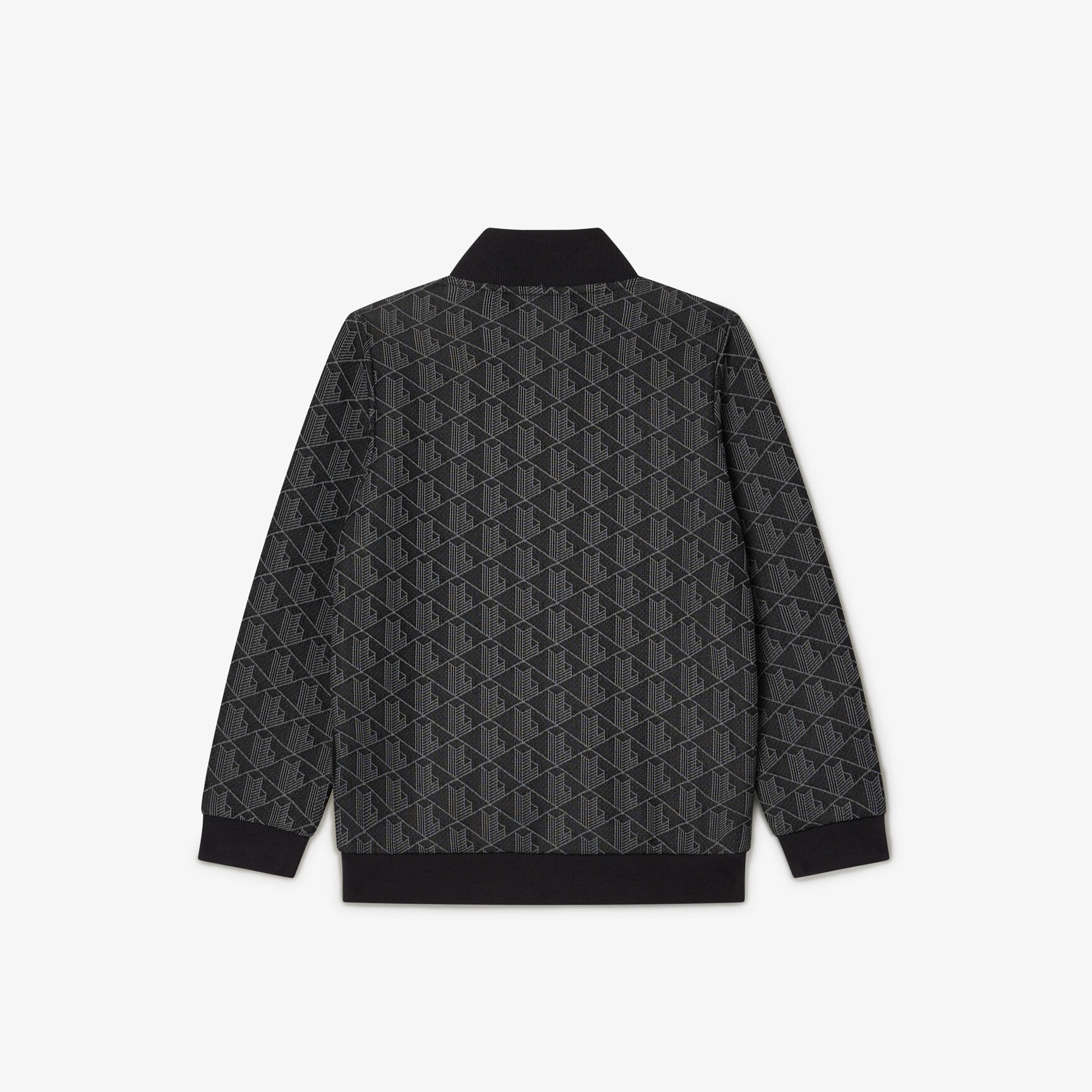 High Neck Zip-Up Paris Monogram Sweatshirt