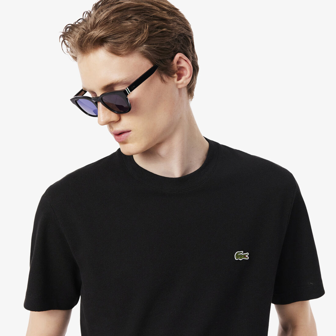 Heavy Cotton and Linen Pique T-shirt Heavy Cotton and Linen Pique T-shirt