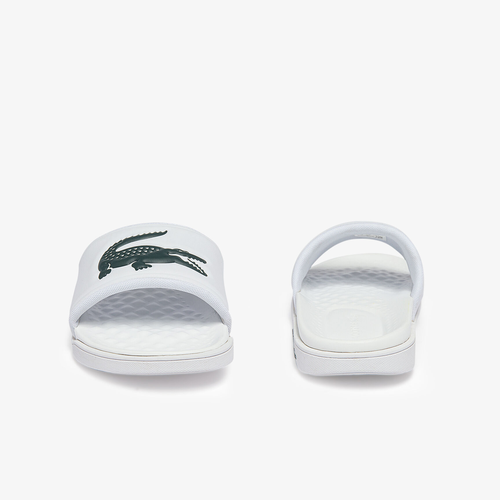 Women's Croco Dualiste Synthetic Logo Strap Slides Women's Croco Dualiste Synthetic Logo Strap Slides