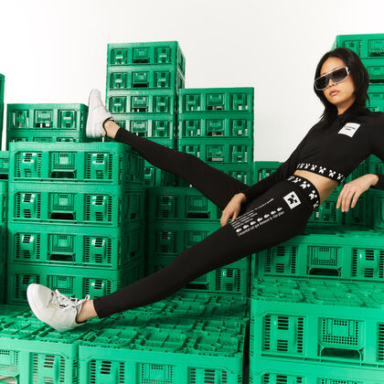 Women's Lacoste L!ve X Minecraft Print Leggings