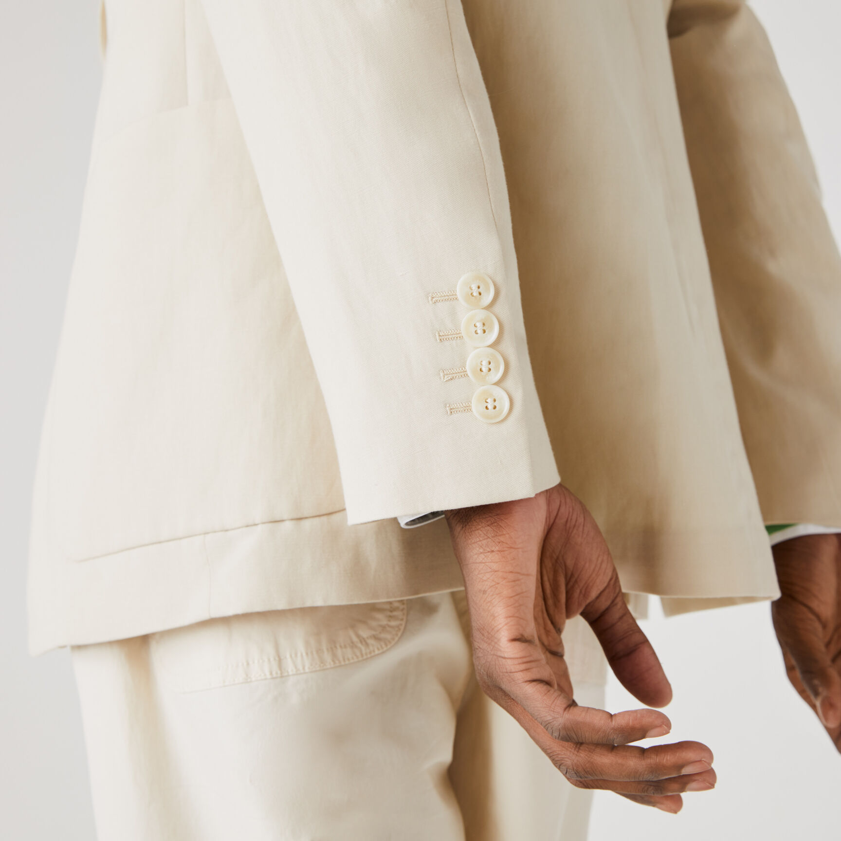 Men’s Straight Fit Cotton And Linen Blend Blazer Men’s Straight Fit Cotton And Linen Blend Blazer