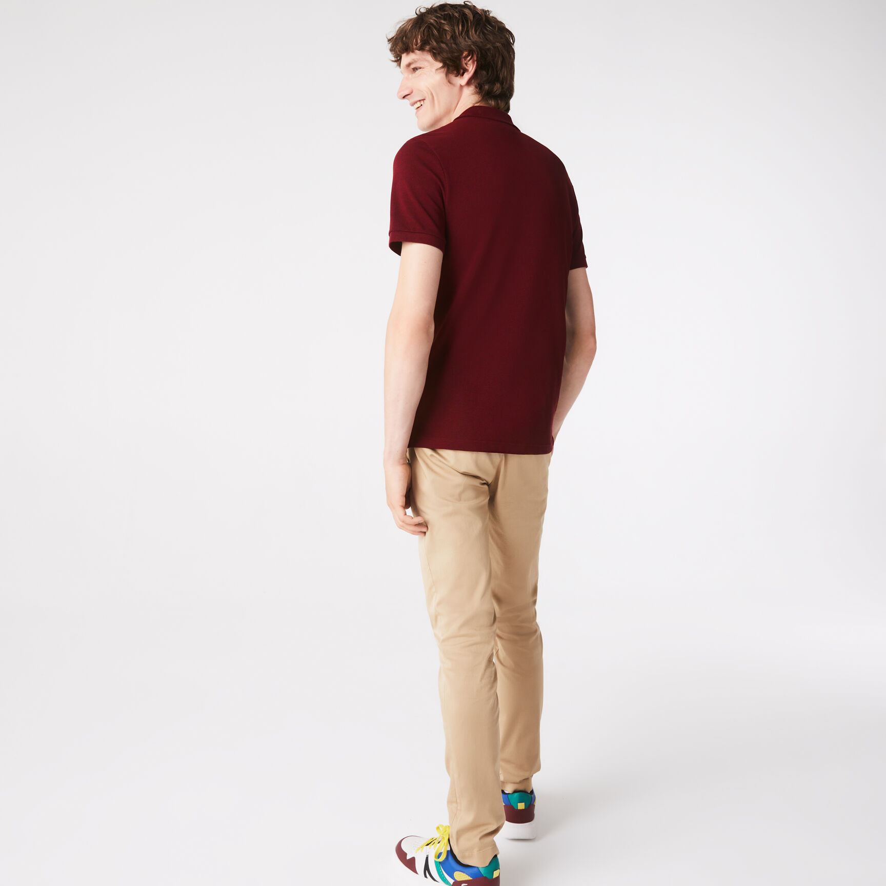 قميص بولو بيكيه بقصة ضيقة L.12.12