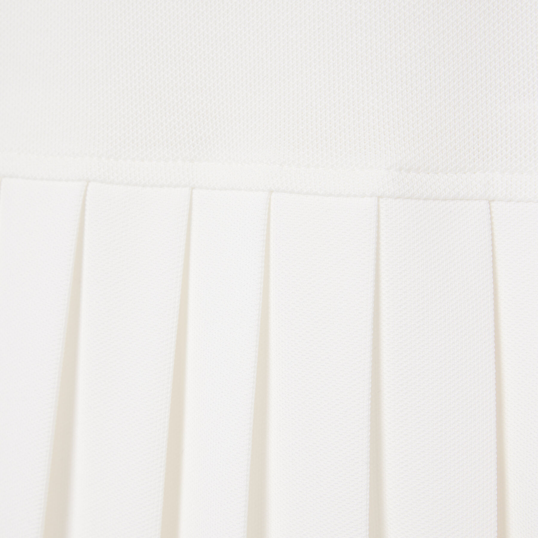 lacoste stretch pique pleated polo dress
