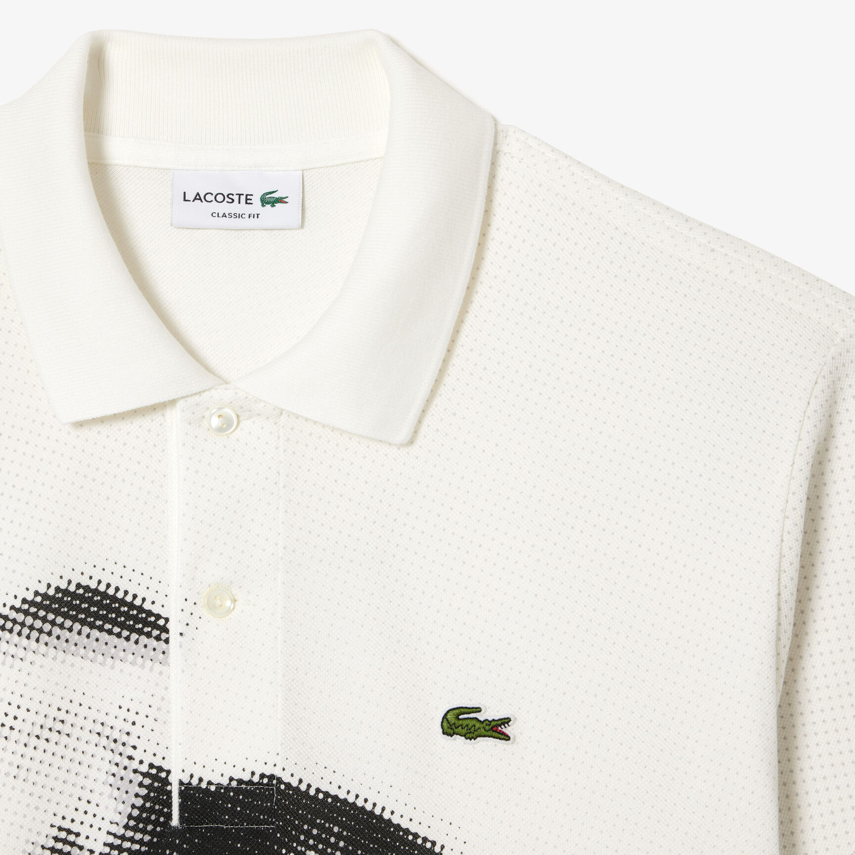 Original L.12.12 Rene Lacoste Print Polo Shirt Original L.12.12 Rene Lacoste Print Polo Shirt