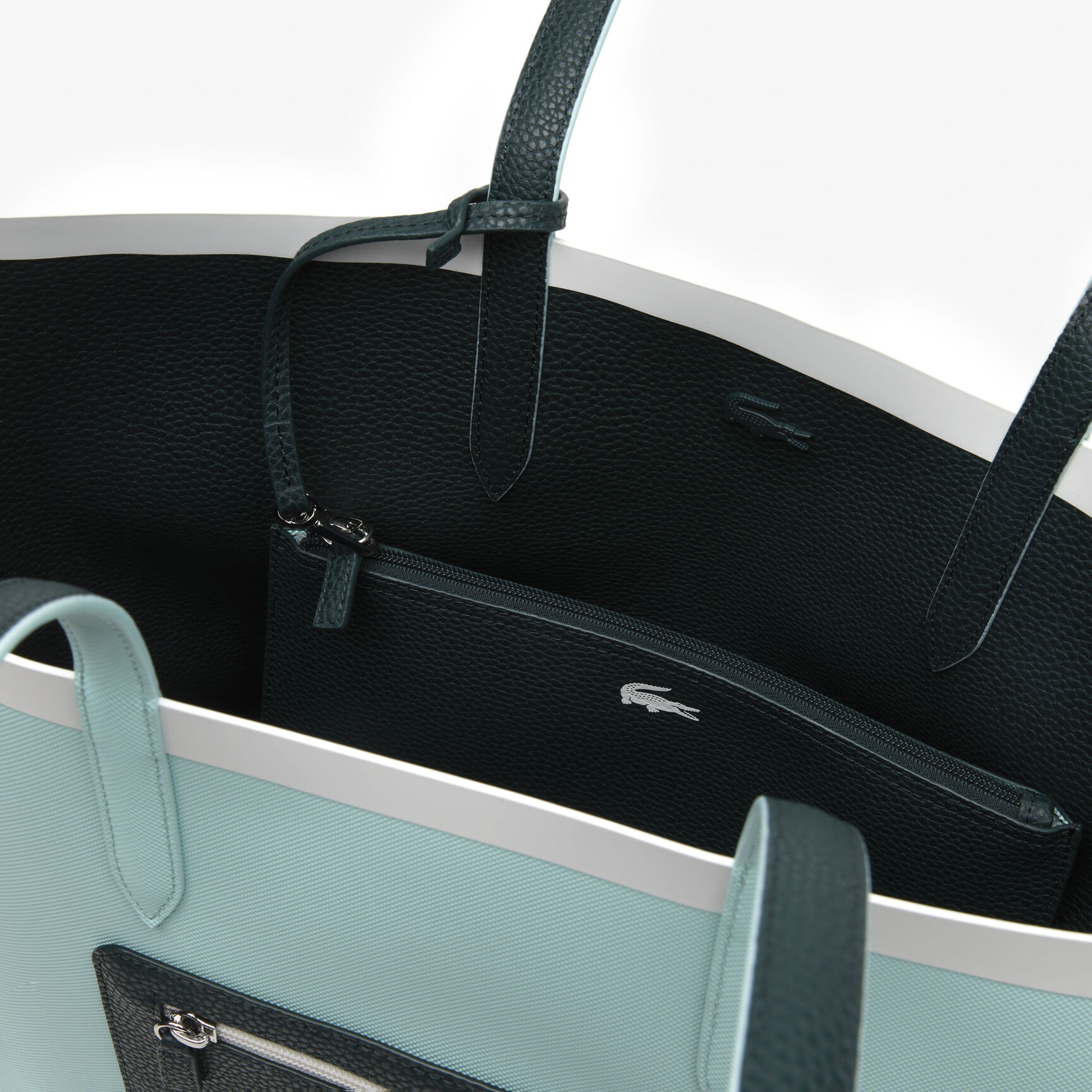 Women&rsquo;s Lacoste Anna Reversible Tote with Zipped Pouch