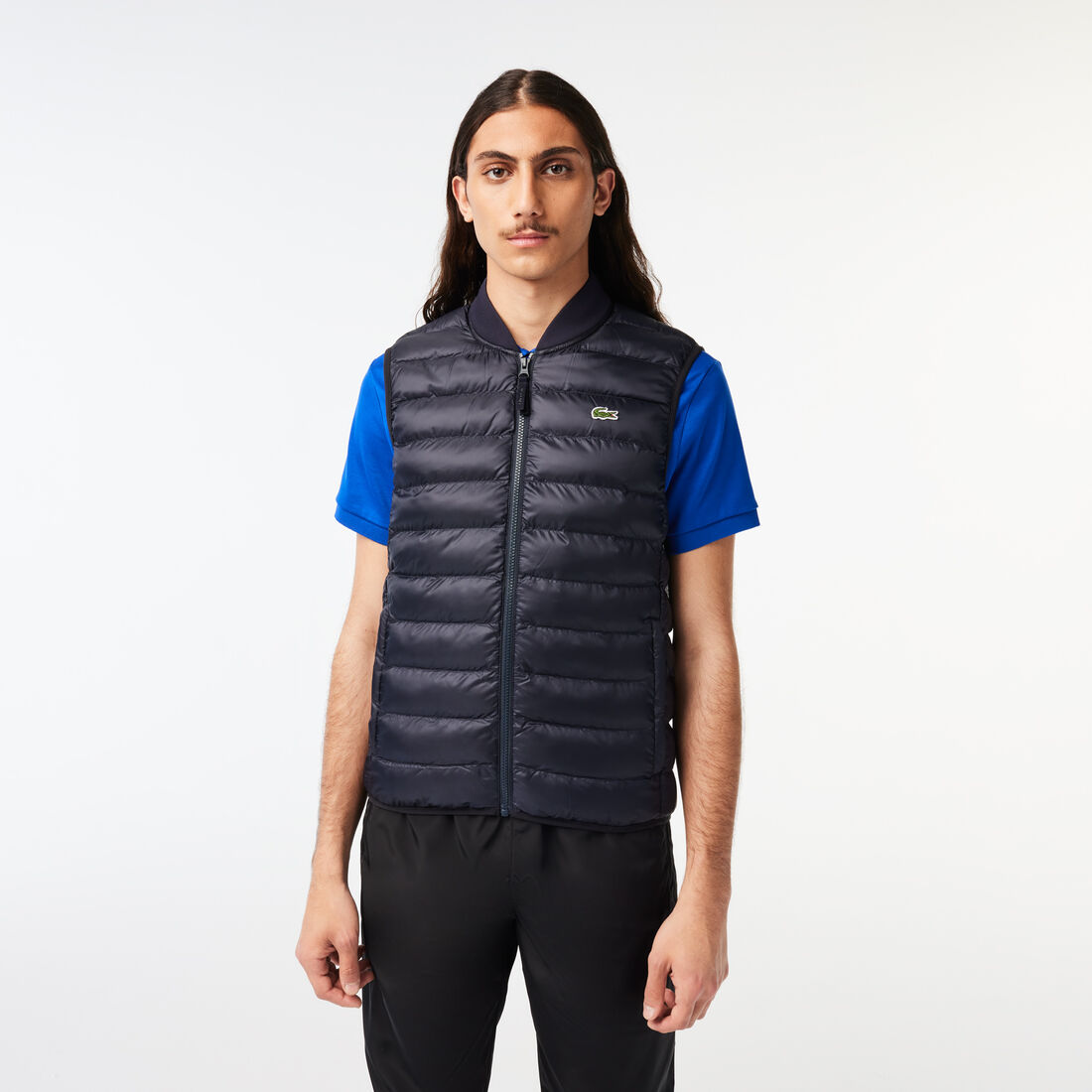 Men's Lacoste Padded Water-Repellent Vest Jacket