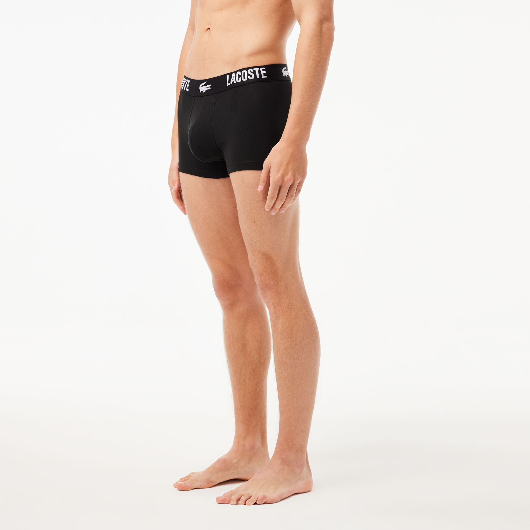 Men's Lacoste Branded Jersey Trunk Three-Pack men s lacoste branded jersey trunk three pack