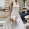 Long Sleeveless Pleated Dress