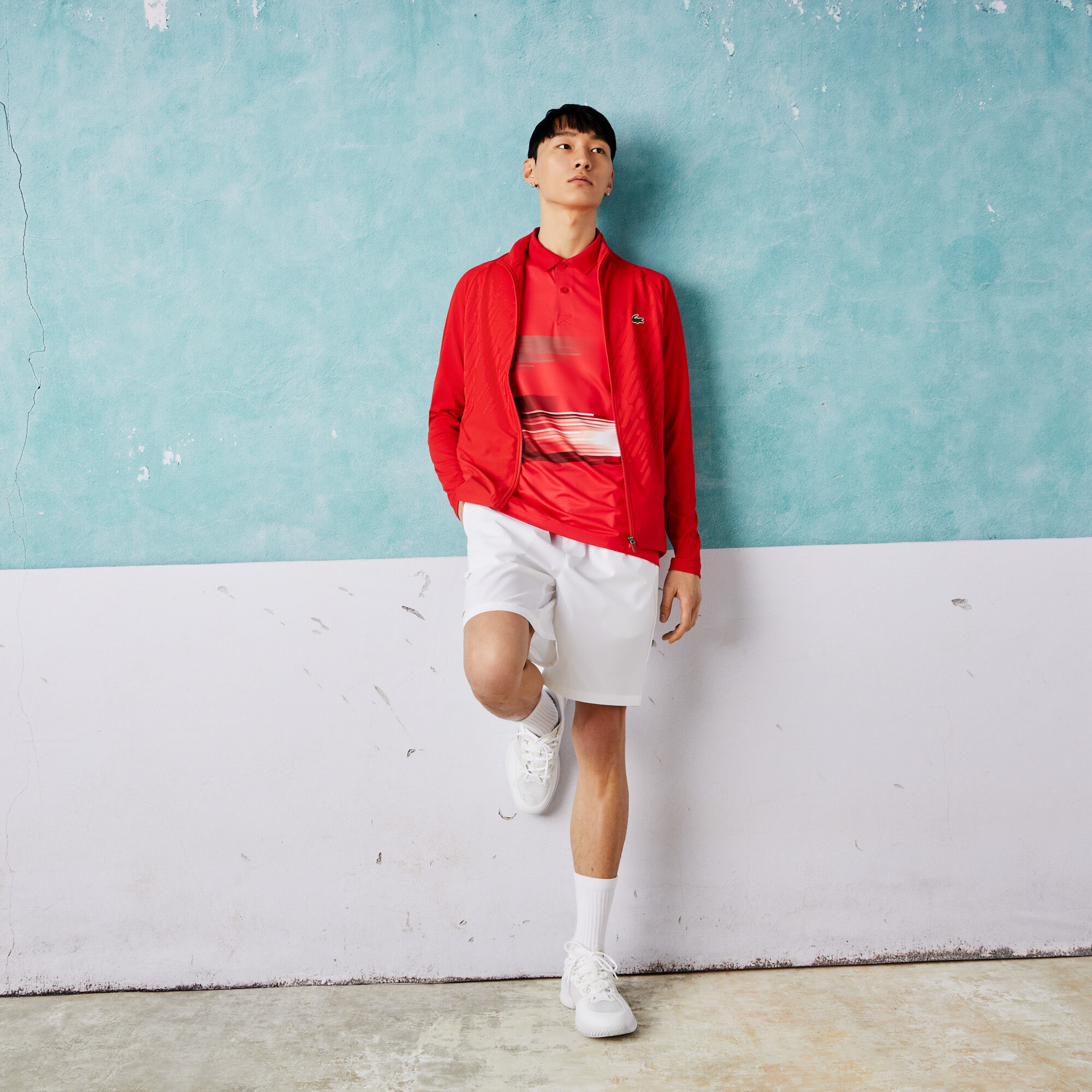 Men's Lacoste SPORT x Novak Djokovic Technical Zip Jacket | Lacoste QA