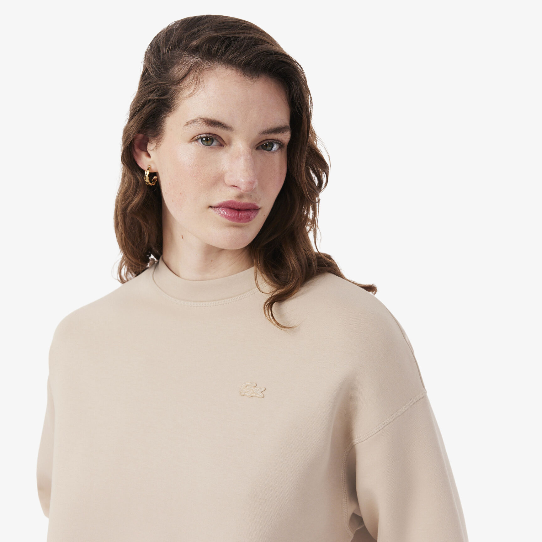 Oversized Double Face Jersey Sweatshirt