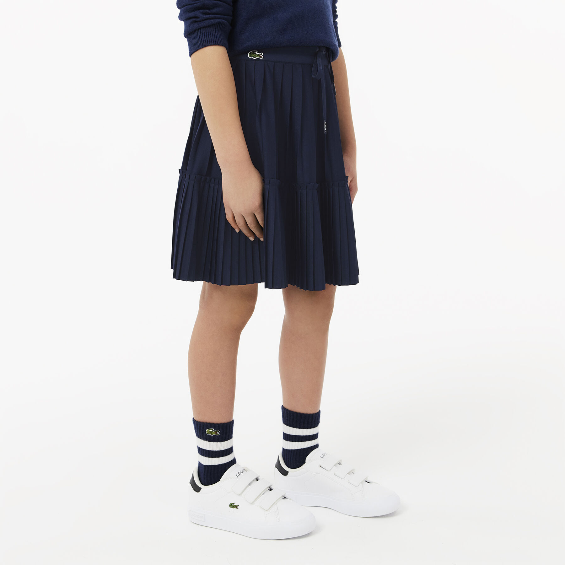 Pleated Jersey Skirt lacoste pleated jersey skirt