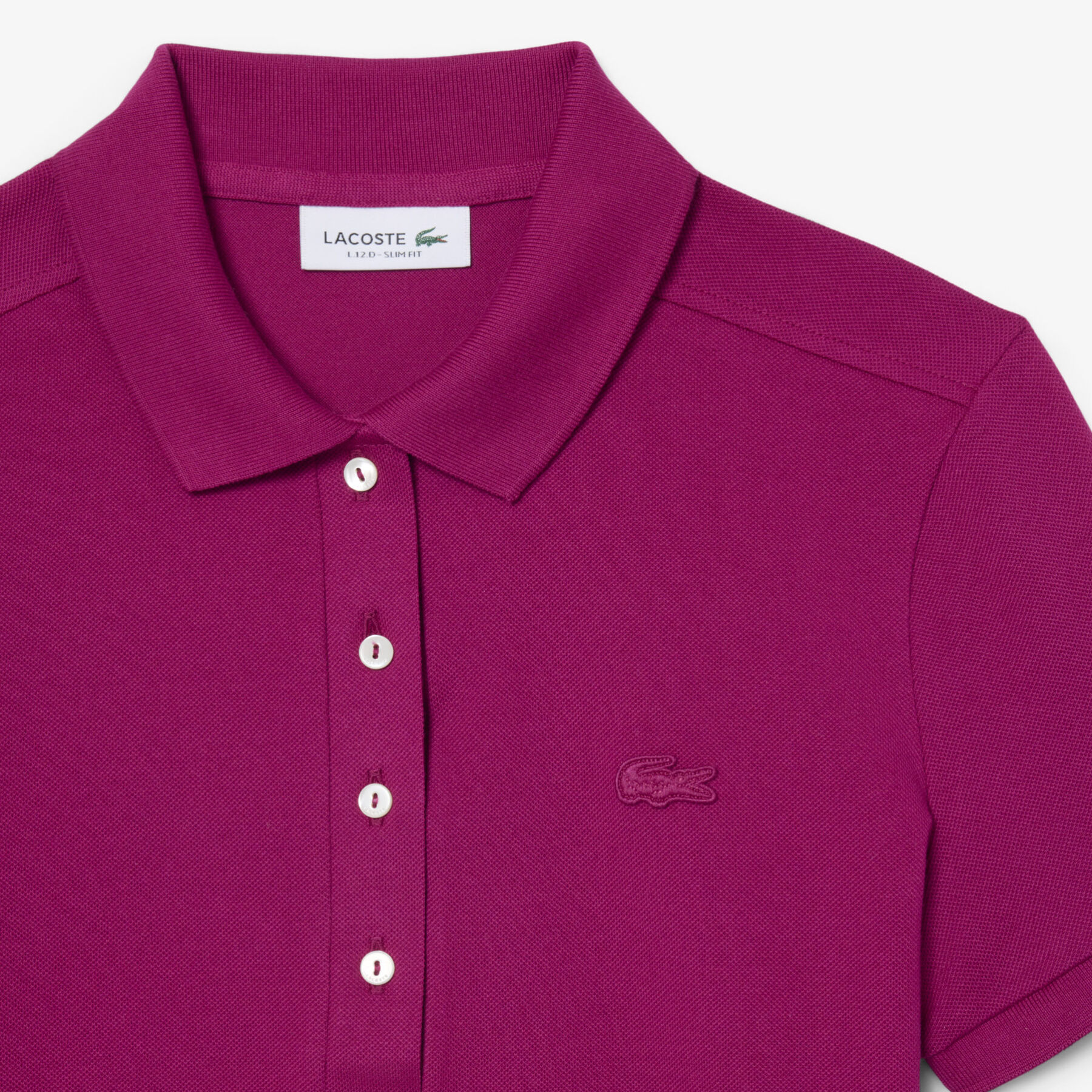 L.12.D Slim Fit Stretch Petit Pique Polo Shirt lacoste l 12 d slim fit stretch petit pique polo shirt