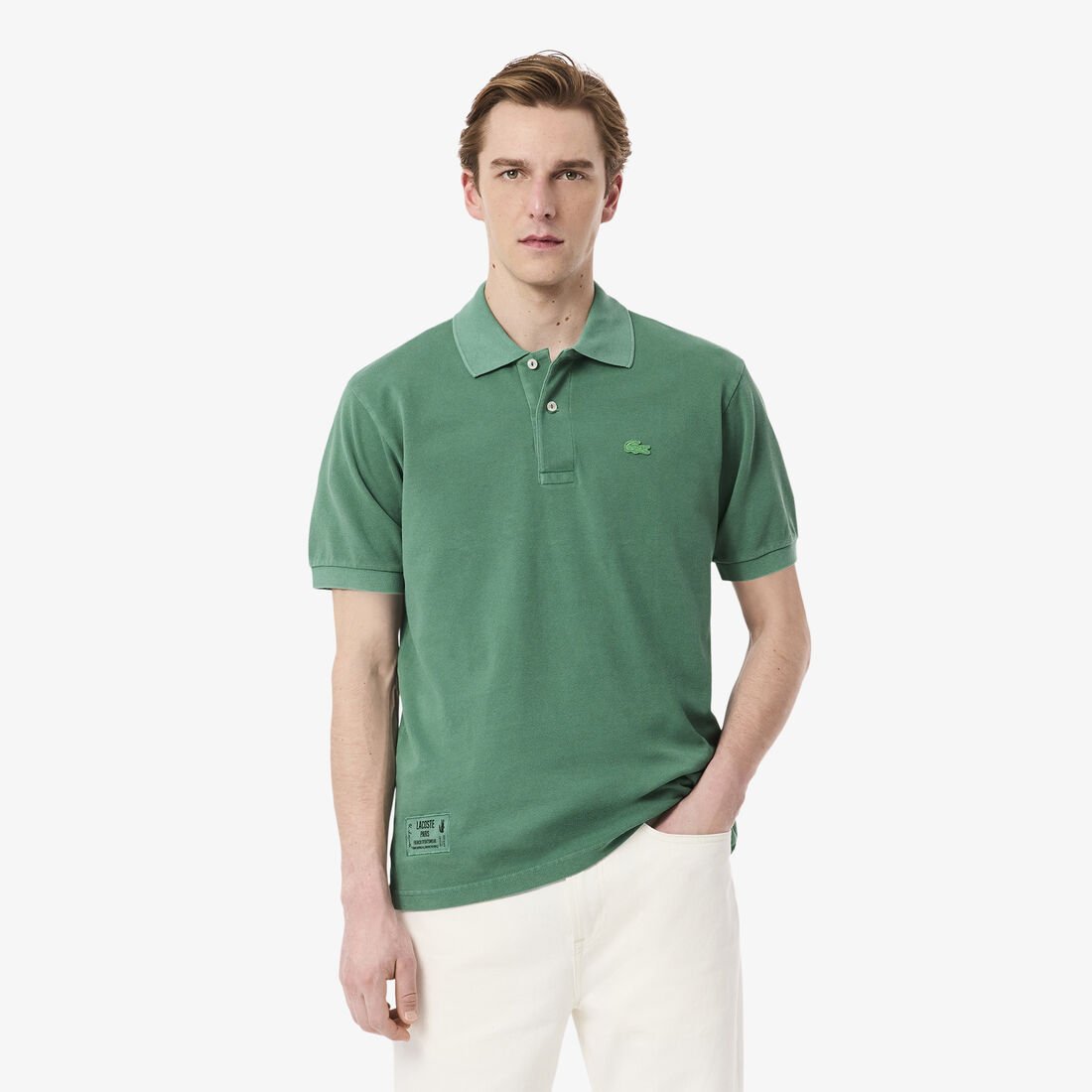 Classic Fit L.12.12 Washed Effect Polo Shirt