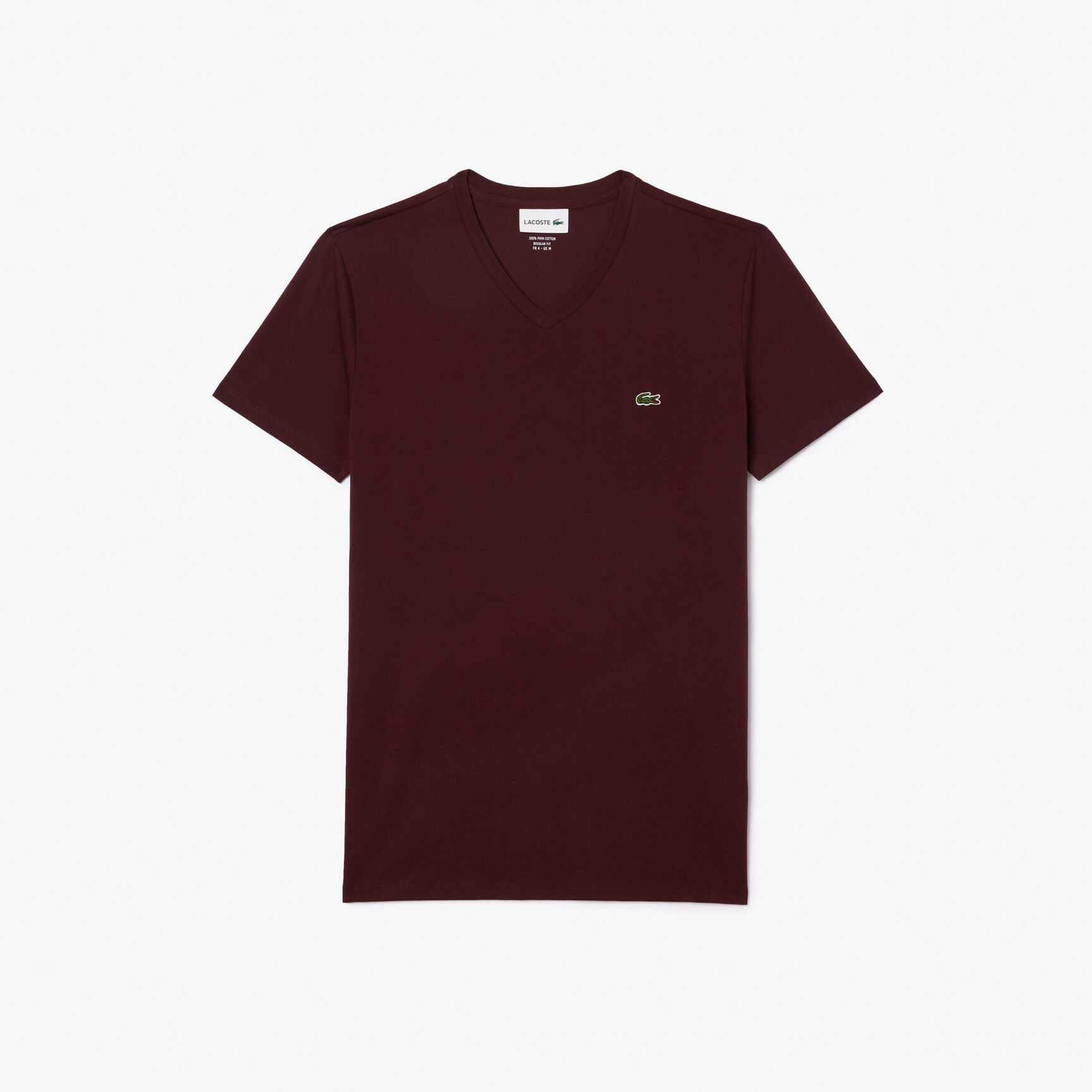 Lightweight Cotton Pima V Neck T-shirt