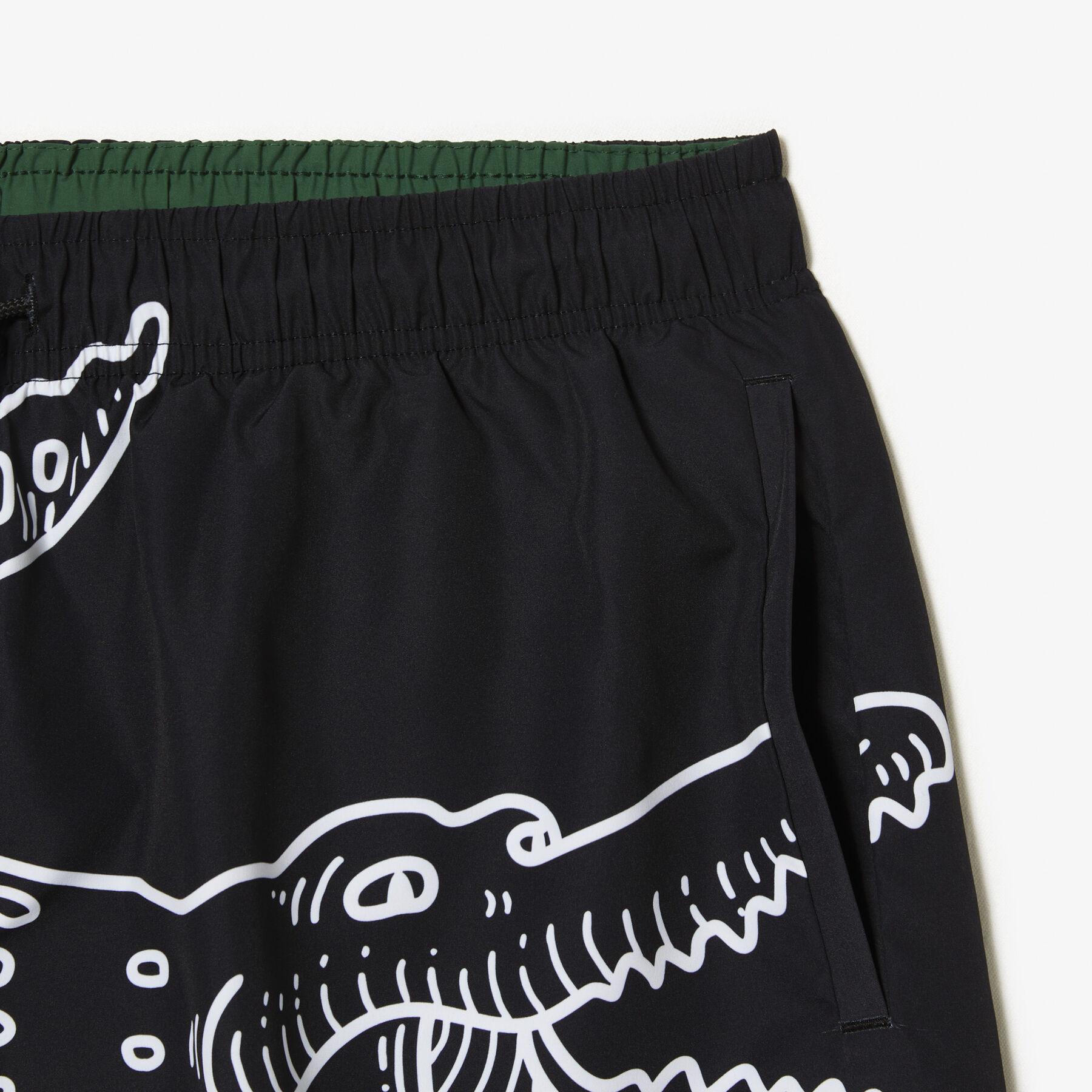 Men’s Lacoste Crocodile Print Swim Trunks men s lacoste crocodile print swim trunks