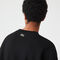 lacoste men s loose fit branded monogram print sweatshirt