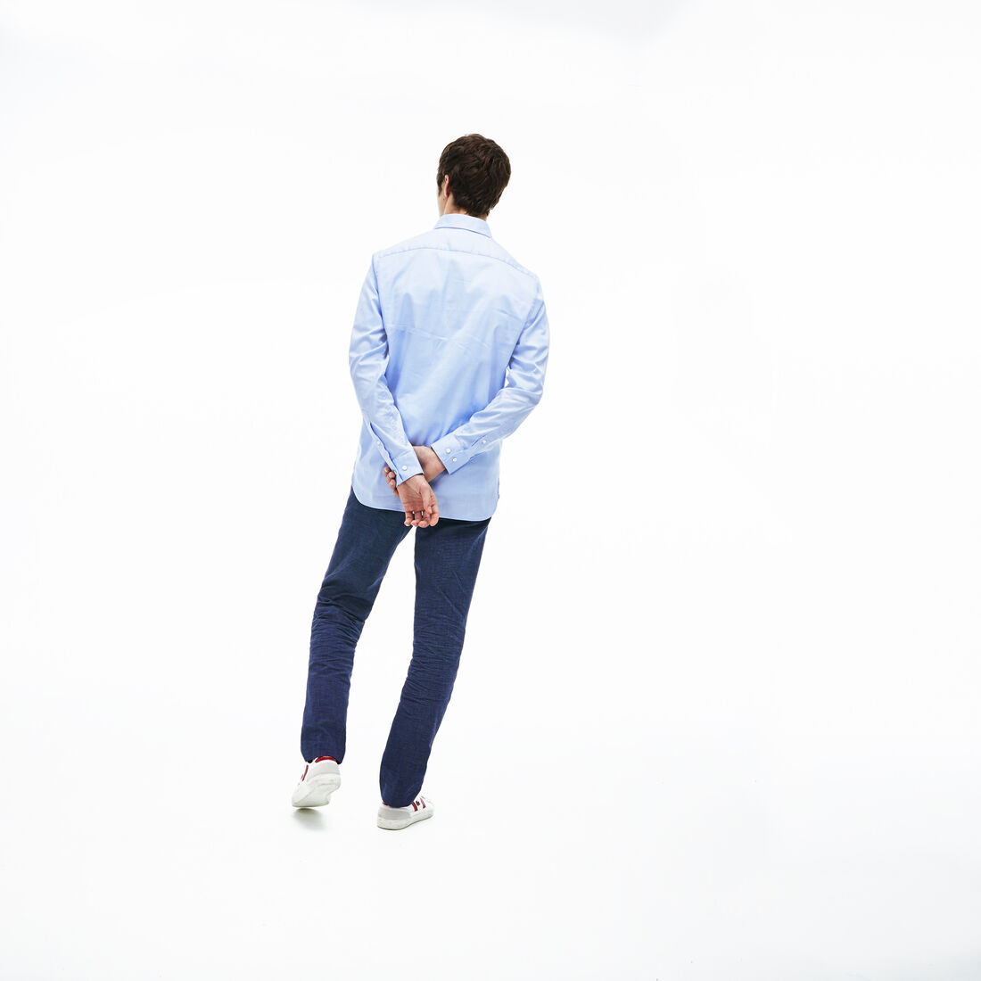 Men's Slim Fit Stretch Cotton Pinpoint Shirt Men's Slim Fit Stretch Cotton Pinpoint Shirt