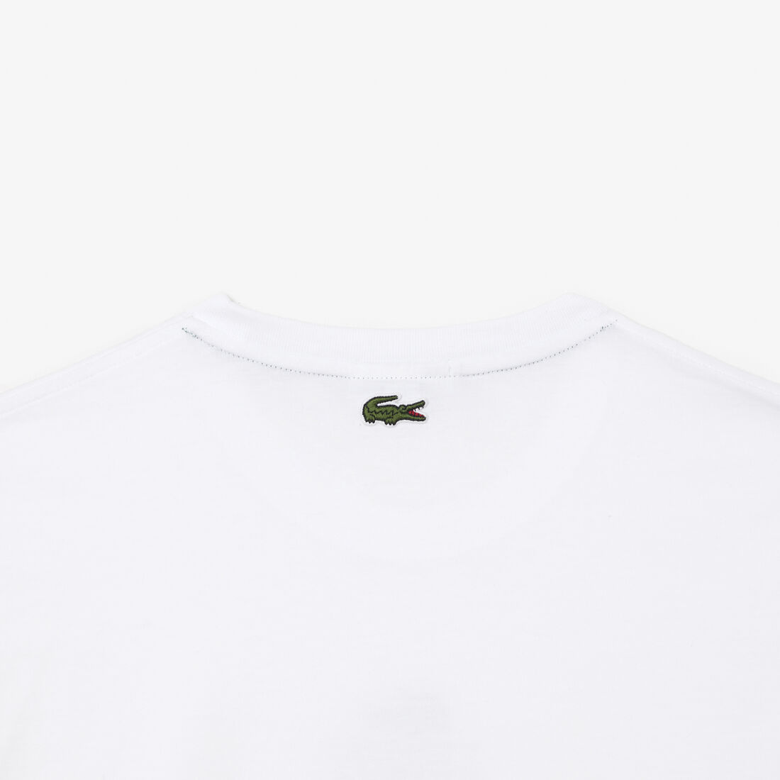 تي شيرت جيرسيه قطن بطبعة مميزة لكلمة Lacoste تي شيرت جيرسيه قطن بطبعة مميزة لكلمة Lacoste