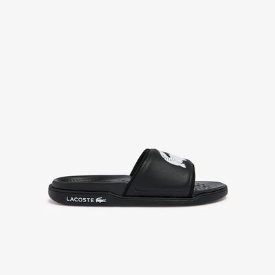 Women's Croco Dualiste Synthetic Logo Strap Slides