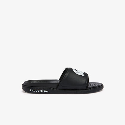 Women's Croco Dualiste Synthetic Logo Strap Slides