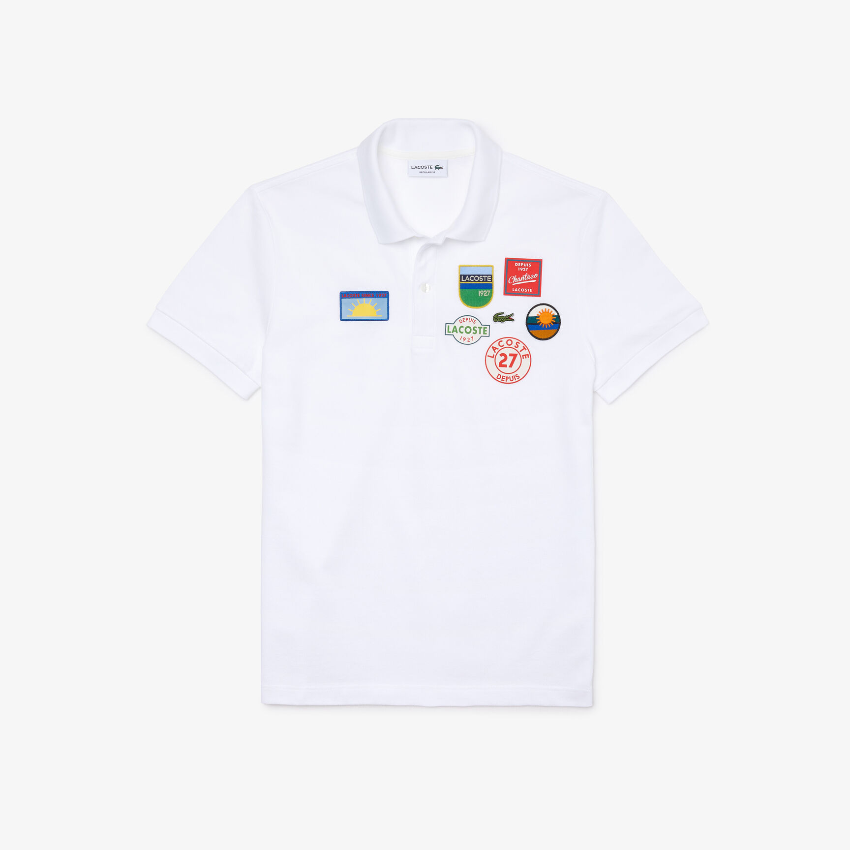 Men&rsquo;s Lacoste Regular Fit Badge Cotton Polo