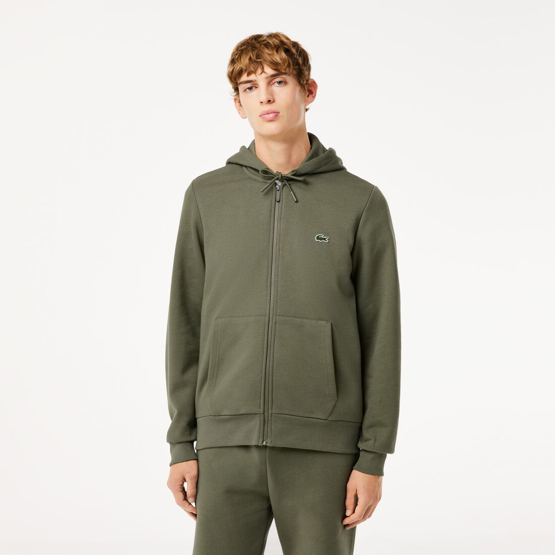 Zip-Up Fleece Hoodie