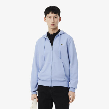 سويت شيرت كلاسيكي من الصوف بسحاب