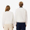 lacoste loose fit heavy fleece sweatshirt