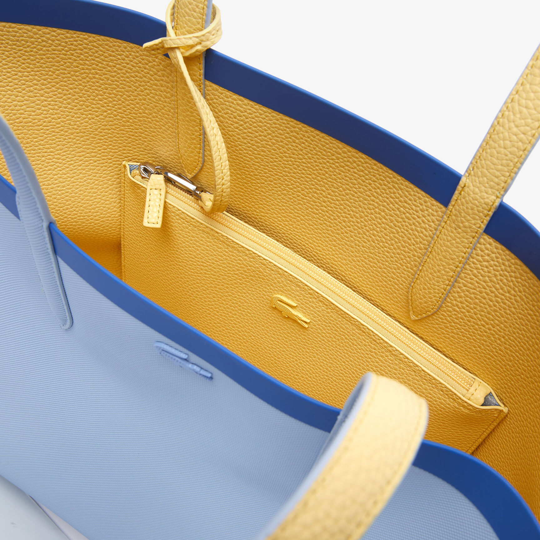 Women's Anna Reversible Contrast Band Coated Canvas Tote Bag