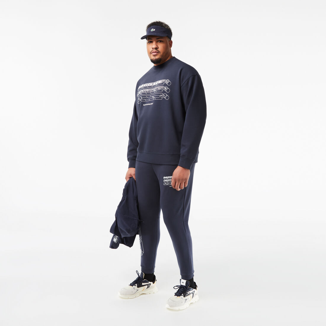 Men’s Lacoste Loose Fit Branded Sweatshirt Men’s Lacoste Loose Fit Branded Sweatshirt