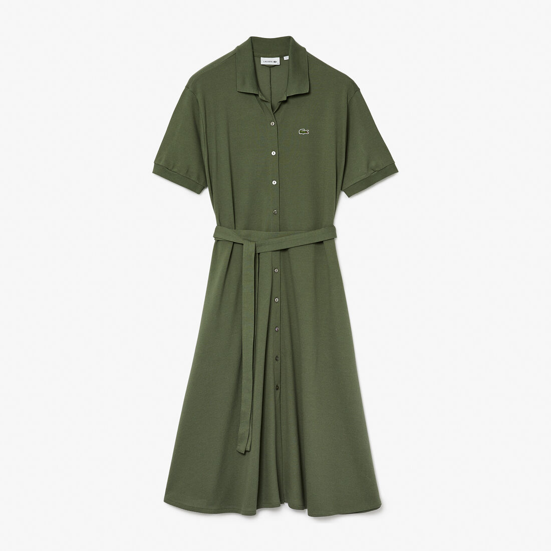 Women's Cotton Piqué Belted Polo Dress Women's Cotton Piqué Belted Polo Dress