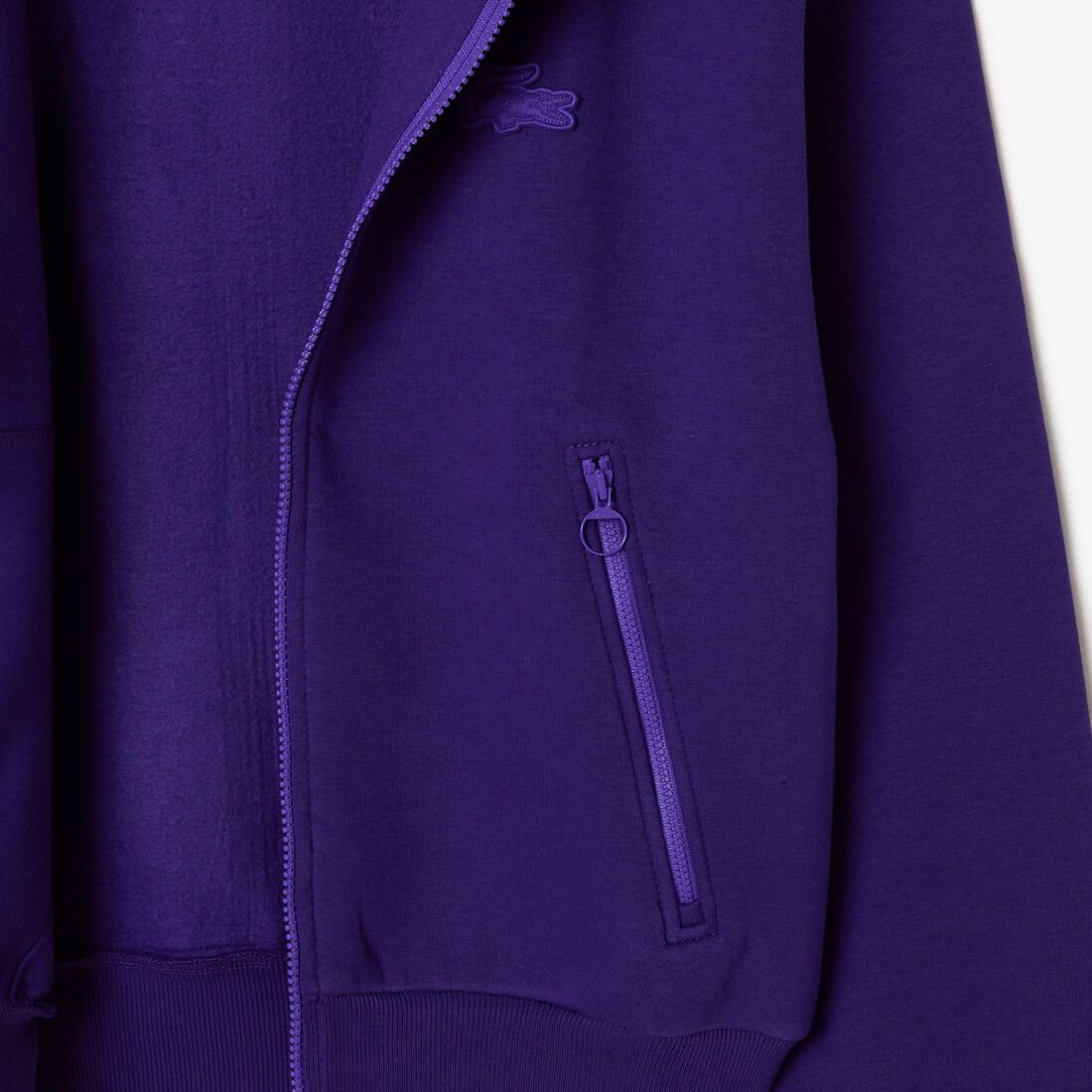 Zipped Cotton Jogger Sweatshirt Zipped Cotton Jogger Sweatshirt