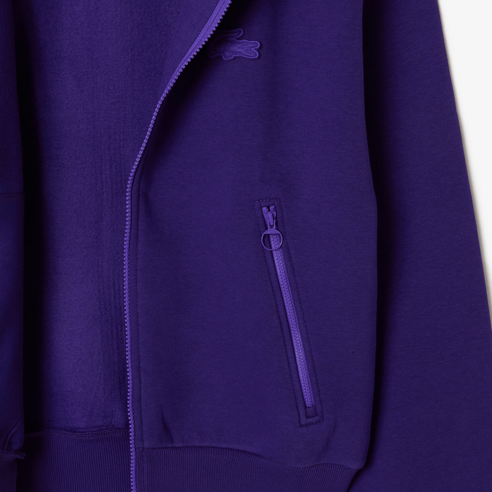 Zipped Cotton Jogger Sweatshirt Zipped Cotton Jogger Sweatshirt