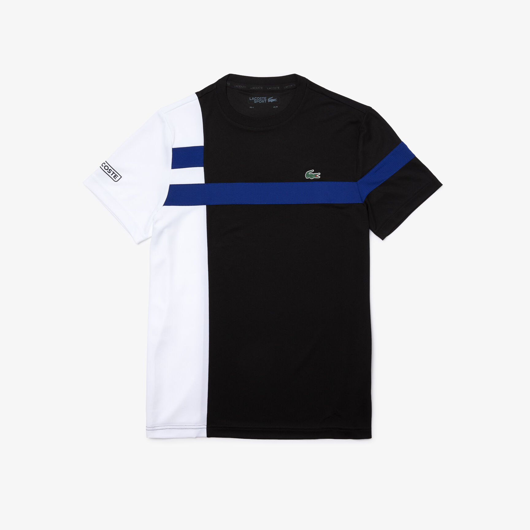 Men's Lacoste SPORT Colourblock Breathable Piqu&eacute; Tennis T-shirt