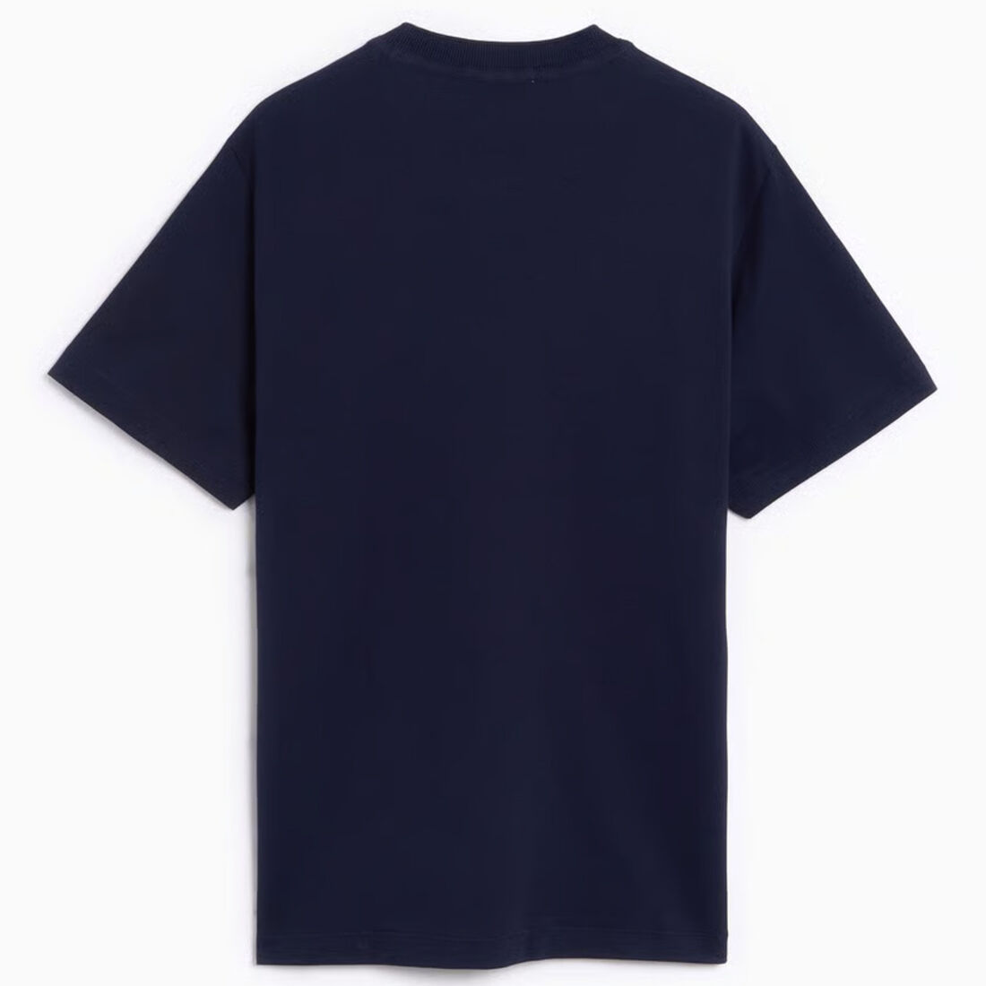 Ribbed Neck Petit Pique T-shirt