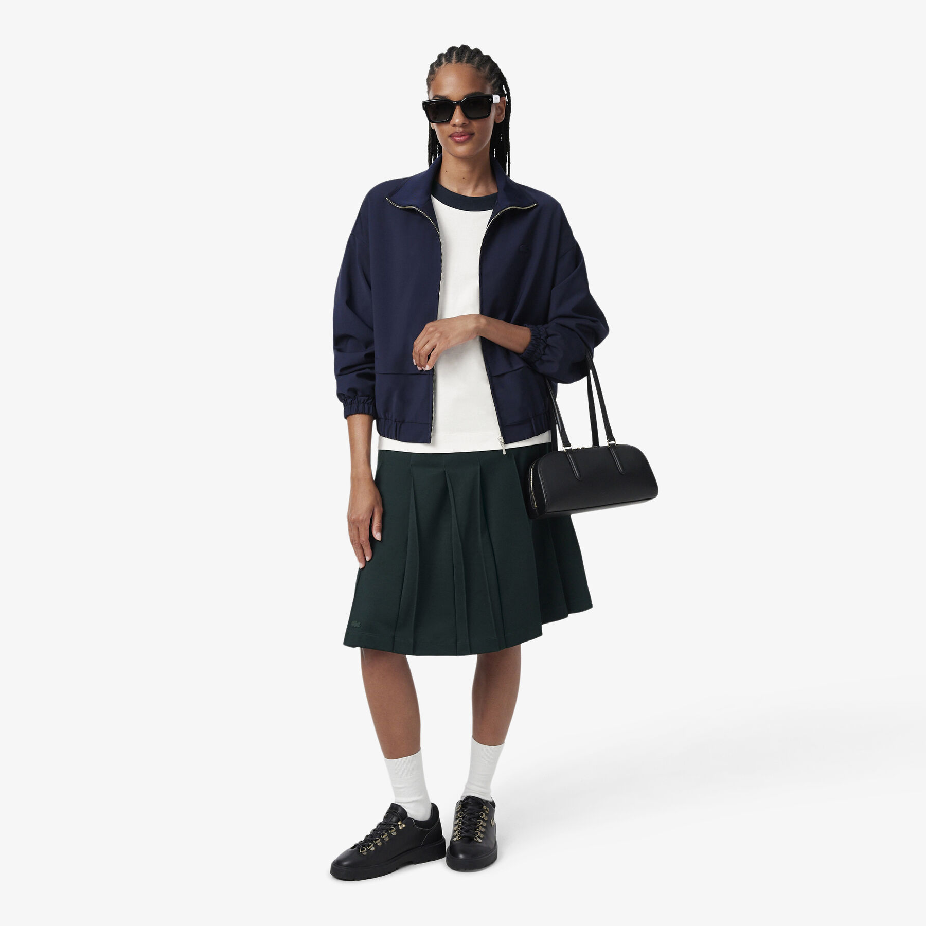 Oversized Embroidery Detail Jersey T-shirt lacoste oversized embroidery detail jersey t shirt