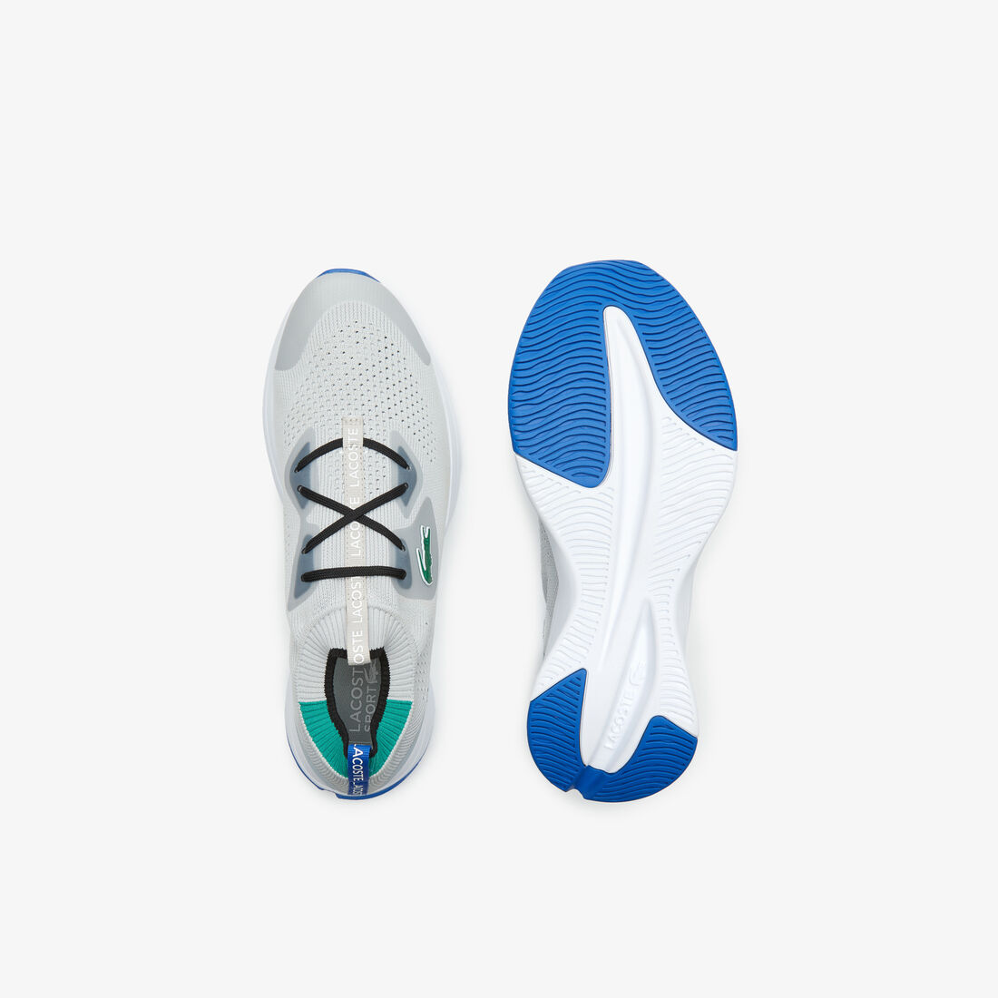 Men's Lacoste Run Spin Knit Textile Sneakers Men's Lacoste Run Spin Knit Textile Sneakers