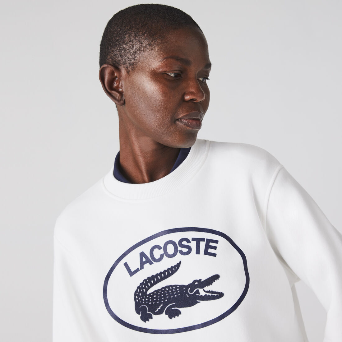 Women's Loose Fit Organic Cotton Fleece Sweatshirt