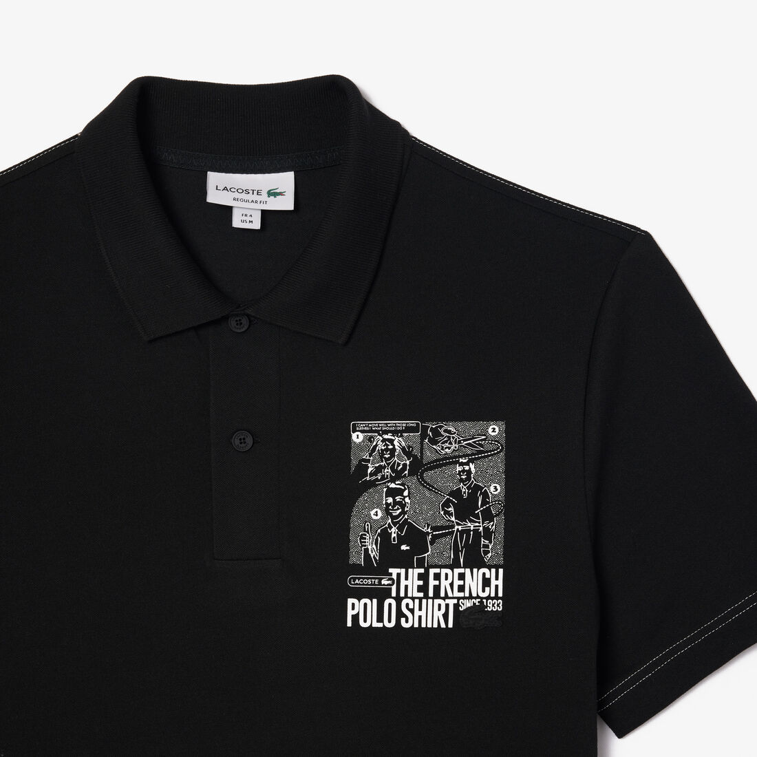 Back and Front Print Lacoste Movement Polo Shirt Back and Front Print Lacoste Movement Polo Shirt