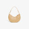 lacoste maheki embossed leather half moon purse