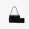 Women’s Croco Turn Crocodile Clasp Large Leather Shoulder Bag lacoste women s croco turn crocodile clasp large leather shoulder bag