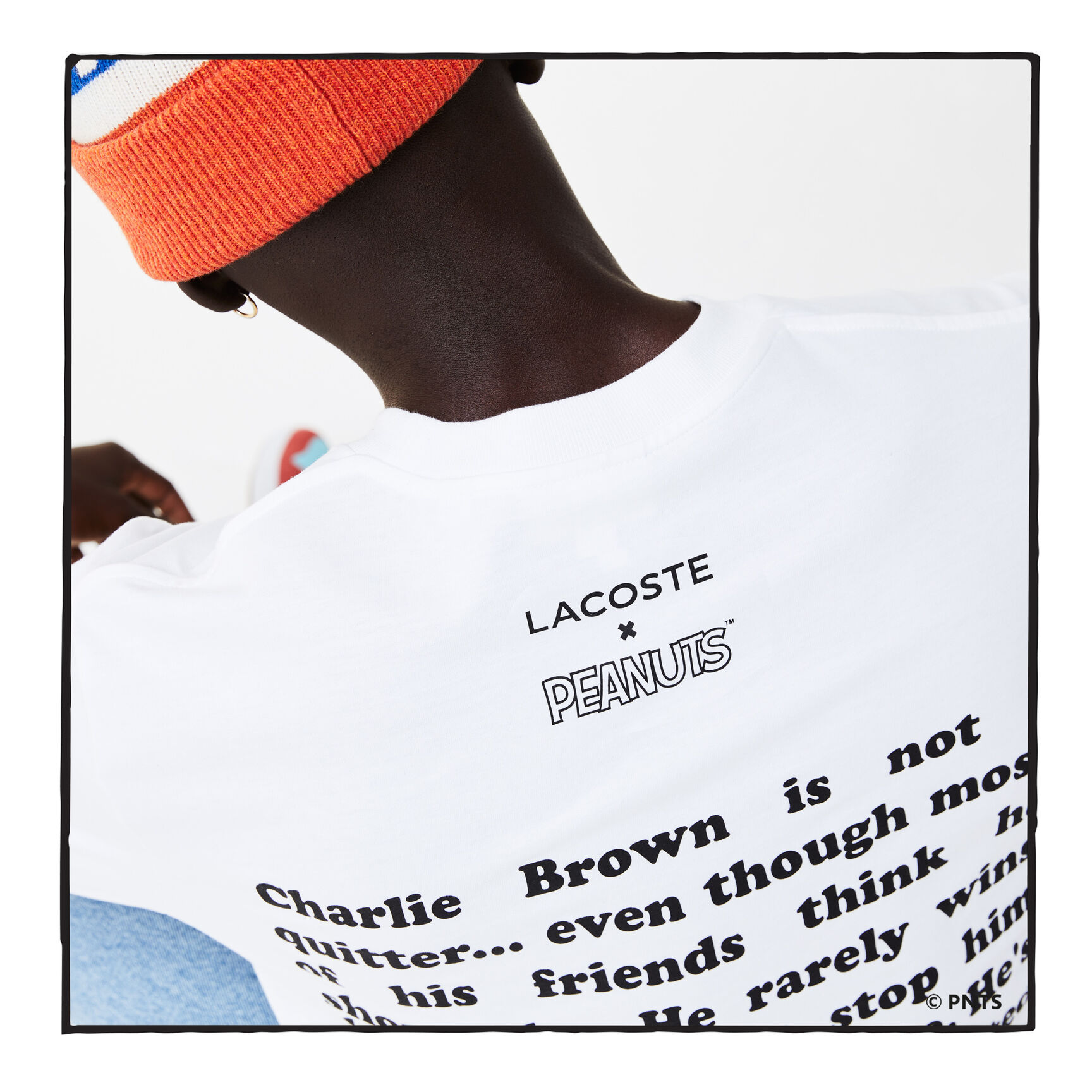 تيشيرت رجالي من القطن العضوي من مجموعة Lacoste x Peanuts تيشيرت رجالي من القطن العضوي من مجموعة Lacoste x Peanuts