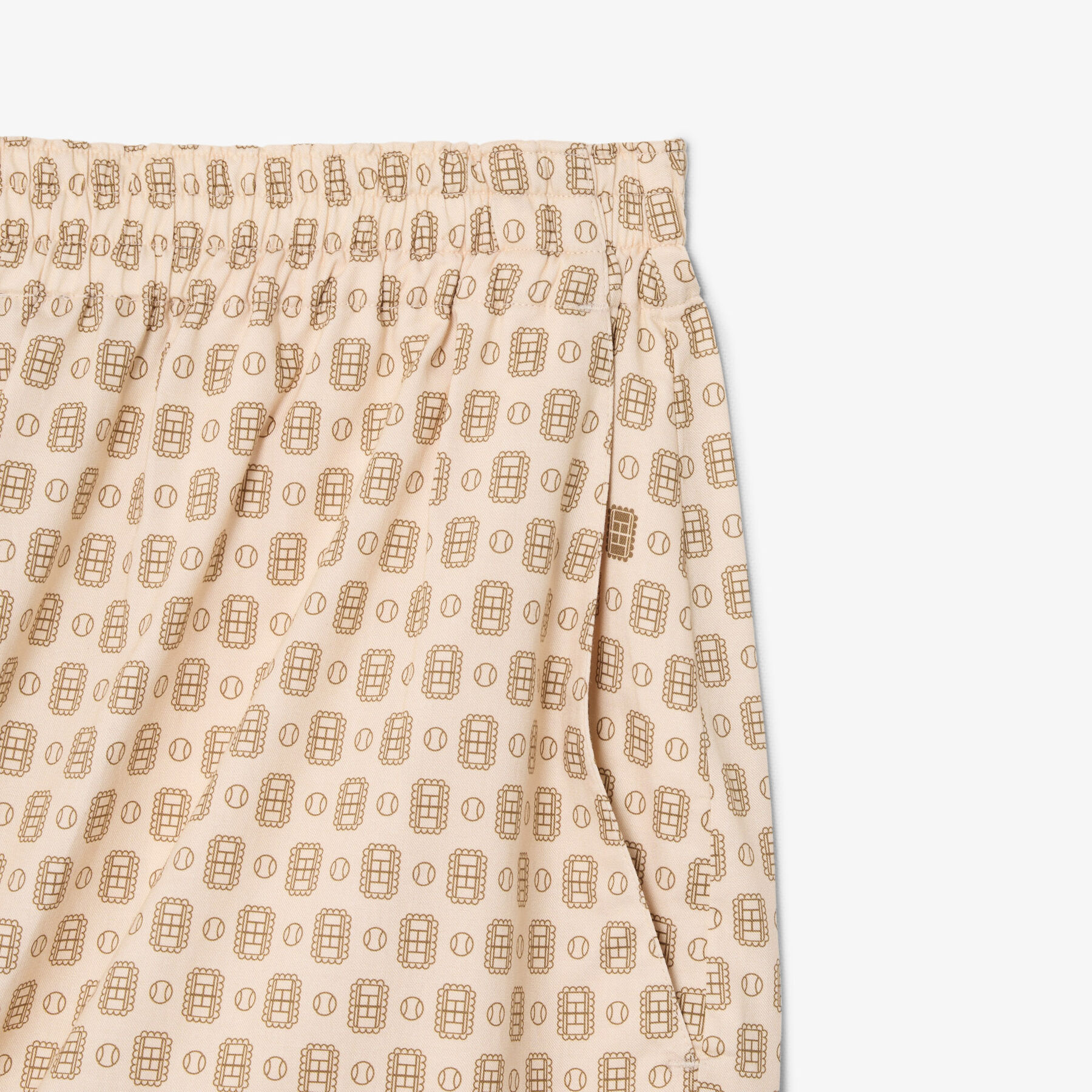 Printed Oversized Bermuda Shorts lacoste printed oversized bermuda shorts